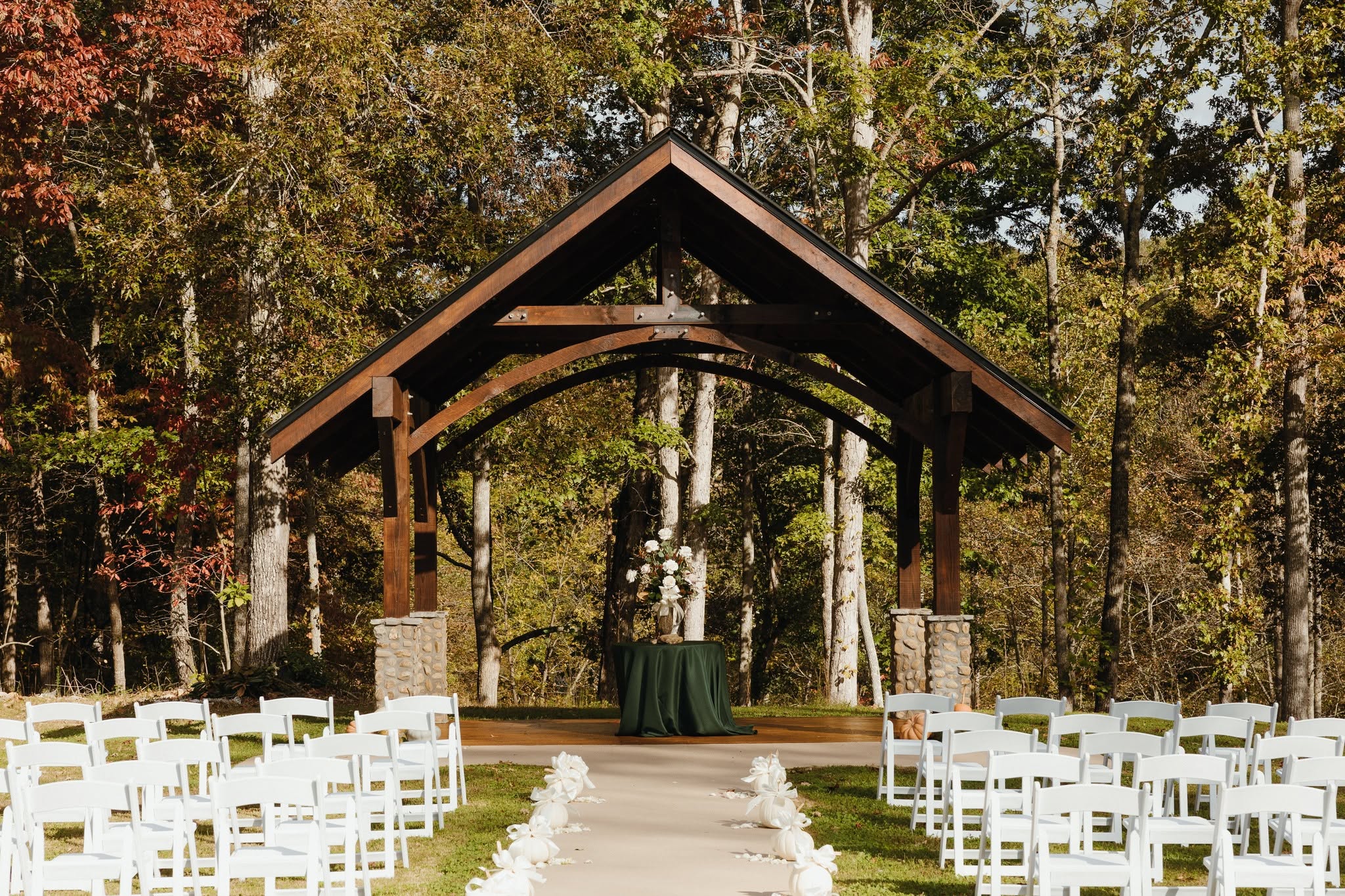 White Horse Farm outdoor ceremony space