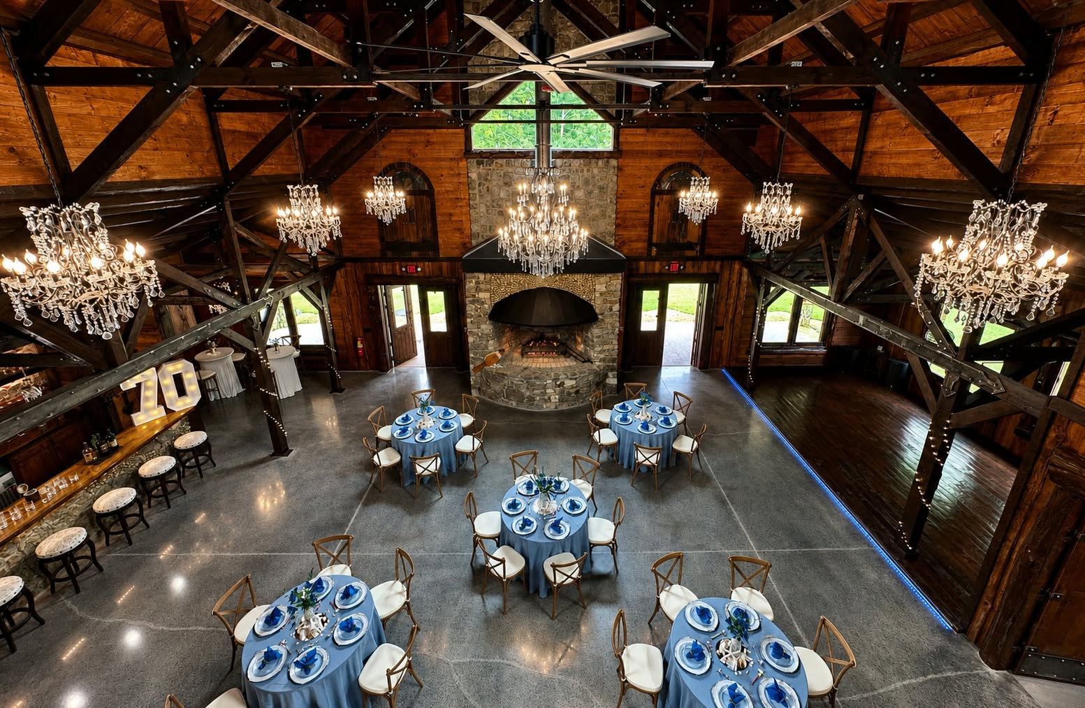 White Horse Farm reception hall